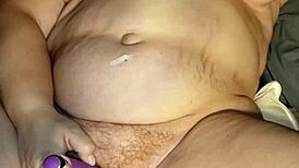 vibrater brings milf to intense orgasm, solo pleasure session