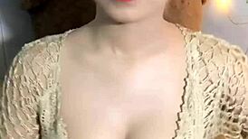 In this casual scene, the horny guys can't stop staring at those big tits on display