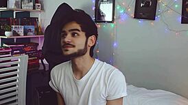 Young Brazilian Twink Stole His Books