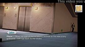 detailed academy 88 anime game with hentai characters