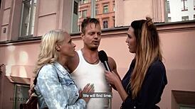 hitzefrei captures a german couple banging hard on camera after meeting on the street.