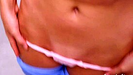 step sister helps step brother cum quick in her panties while parents wait downstairs, leading to intense family taboo