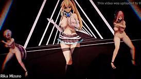 Mmd R18 Adorable Girls Dancing To Luvoratorrrrry