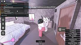 Fucking random girls in Roblox, focusing on ass and pussy
