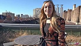 German scout talks to teen 18+ model liza for anal cash 😏