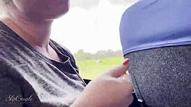 Milf Gave Risky Blowjob in Travel Bus - Hope No One Saw Us, Wow!