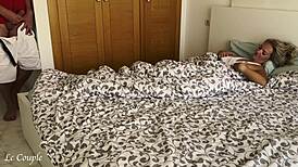 Detailed Guide: Using Condom When Inserting Dick Into Friend's Wife's Shaved Pussy