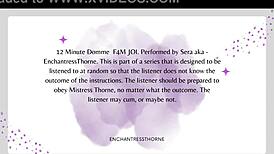 f4m femdom joi-denial 2of12 😈