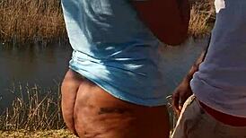 Lil Pudding Bowls in Outdoor Setting