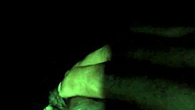 Shemale with big cock gets cumshot while sounding, hairy details unfold in the scene