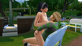 Public Slut Plays Outdoor Game in Exposed Spots