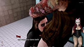 Wow, that rough blowjob in the public toilet with cum in mouth and masturbation tales from the deep eve 1!