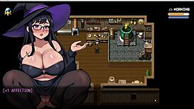 sexy nurse naked examination in lost lagoon harem game. male first time.