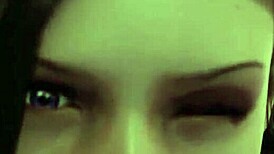 Yennefer from witcher gets hardcore sex in 3d porno game