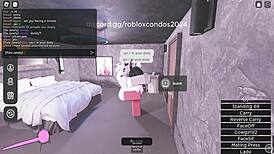 Fucking random girls in Roblox, focusing on ass and pussy