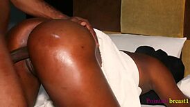 fucking my colleague doggystyle for the first time at my house