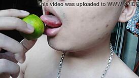 licking masturbation with asian chinese