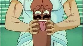 Anime Strapon Threesome Turns Into Wild Lesbian Action