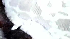 this housewife in black panties seduces me to taste her tight pussy