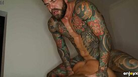 Exotic beauty Venus Afrodita flaunts her stunning body to a tattooed stud for intense action. Her curves drive him wild.