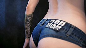 Relaxing Asmr Session with Oil and Cream Application on Teen Cosplay Costumes