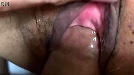 Milf Wife Gets Creampied During Close-Up Fucking Session