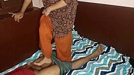 Foot Fetish and Face Sitting Followed by Stepmom's Treat