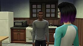 Lucy and Aiden play rough games with blowjobs and anal in this submissive scene