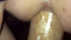 amazing fucking view with huge dildo toys homemade amateurs 😍