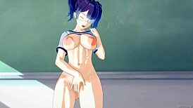 Why are these 3D hentai big tit students titty fucking at work?