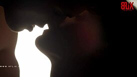 Amateurs bound in erotic bdsm bondage with cock