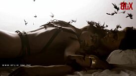 Amateurs bound in erotic bdsm bondage with cock