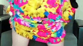 Big Butt Booty Slut Crossdresser Sissy In Sexy Dress.