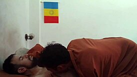 i woke up my hairy gay stud with a nice blowjob, taking advantage of his morning erection in this amateur bareback scene.