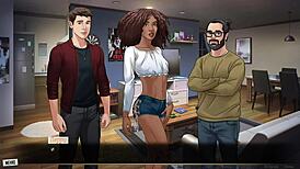 Complete Gameplay - Red String Part 29 with Anal Finger Masturbation