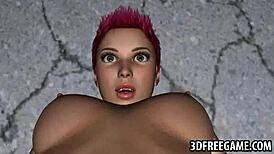 just saw this 3d redhead lesbian babe getting her wet pussy licked good