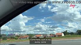 We fucked in the street with cars watching, he came inside