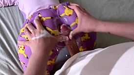 Stepsis Rubs Ass on Stepbros Cock and Slips It In Deep