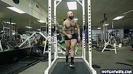 Horny Jocks Fuck Doggy At Gym