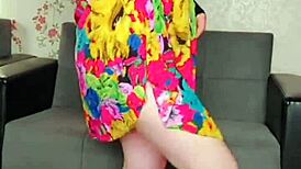 Big Butt Booty Slut Crossdresser Sissy In Sexy Dress.