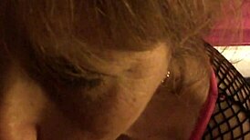 Granny's Wild Cum Show and Swallow