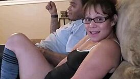 Naughty Natty Craves BBC Action While Cuckold Husband Watches in Shock