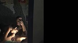 Discover This Petite Brunette's Skill in Sucking Huge Cocks