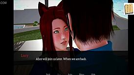 my new family plays homemade anime game with amateurs