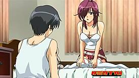 yo, caught step sis and bro in hentai action!