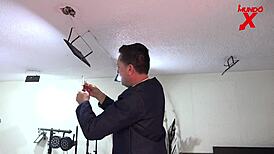 Electrician surprises boss with hardcore ass fucking