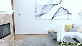 Teen Gobbles Big Cock POV!