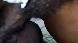 this housewife in black panties seduces me to taste her tight pussy