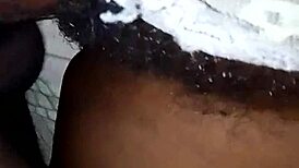 this housewife in black panties seduces me to taste her tight pussy