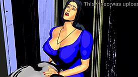 Devar Gives Bhabhi Intense Cartoon Fucking In 3D